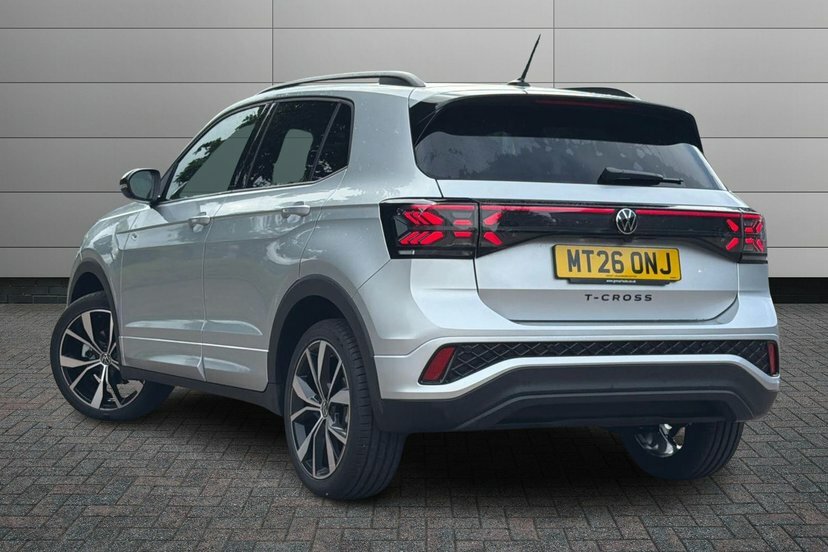 Volkswagen T-Cross 1.0 Tsi Black Edition Suv Dsg 115 Ps MT26ONJ Silver #3