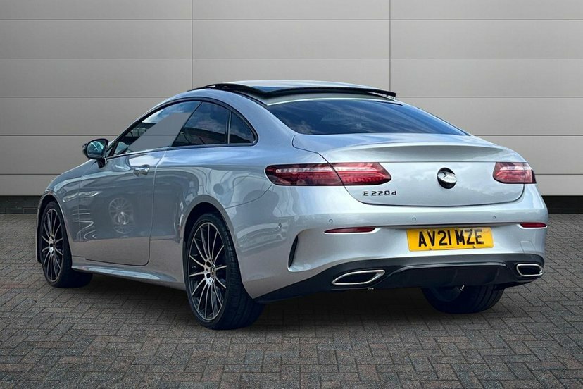 Mercedes-Benz E Class E220d Amg Line Night Edition Premium Plus Coupe AV21MZE Silver #2