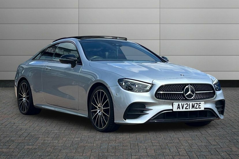 Mercedes-Benz E Class E220d Amg Line Night Edition Premium Plus Coupe Silver