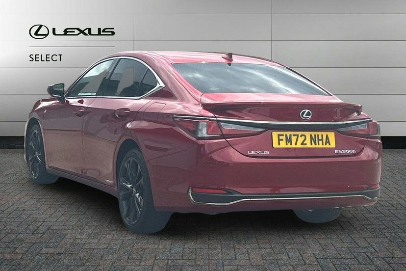 Lexus ES 2.5 300H F Sport Saloon Hybrid E-cvt 2 Red #3