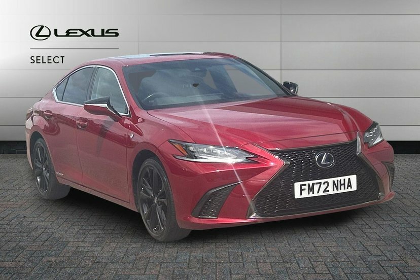 Lexus ES 2.5 300H F Sport Saloon Hybrid E-cvt 2 Red