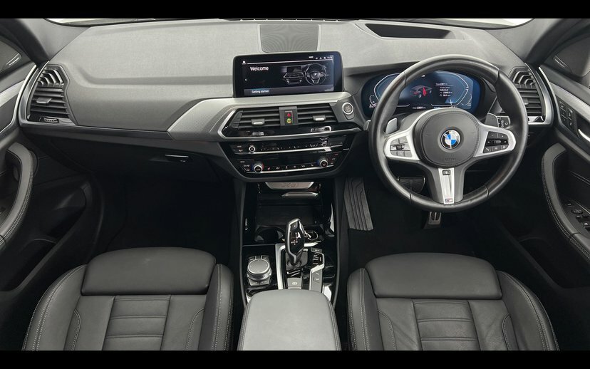BMW X3 X3 Xdrive30d M Sport White #4