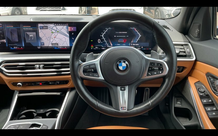 BMW 3 Series M340d Xdrive Saloon LG72UJW Grey #5