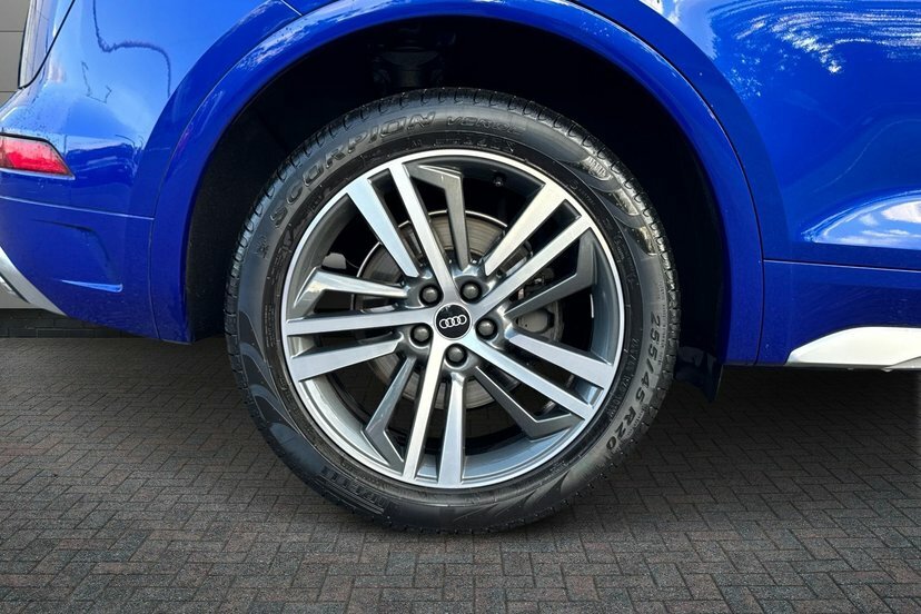 Audi Q5 2.0 Tfsi 45 S Line Suv S Tronic Quattro AP23KLL Blue #5