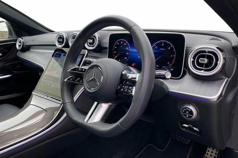 Mercedes-Benz C Class C300dh Mhev Amg Line Premium Estate KS25HMC Black #5