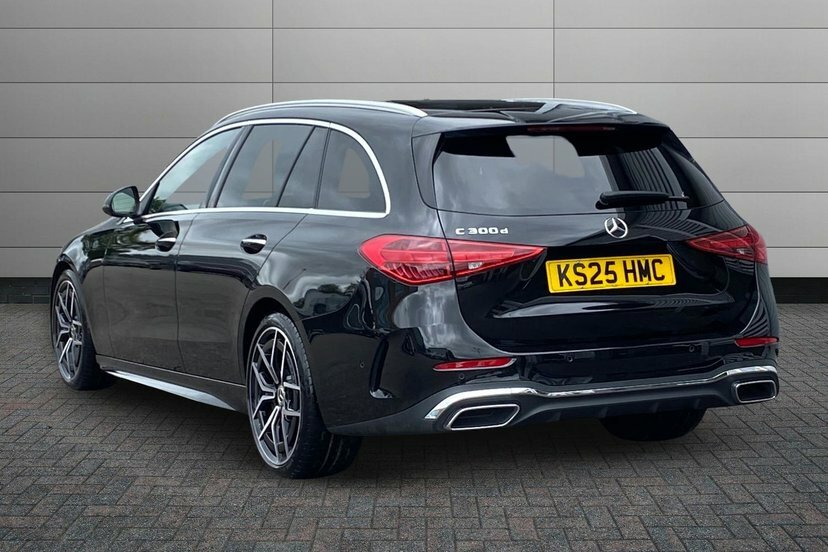 Mercedes-Benz C Class C300dh Mhev Amg Line Premium Estate KS25HMC Black #2