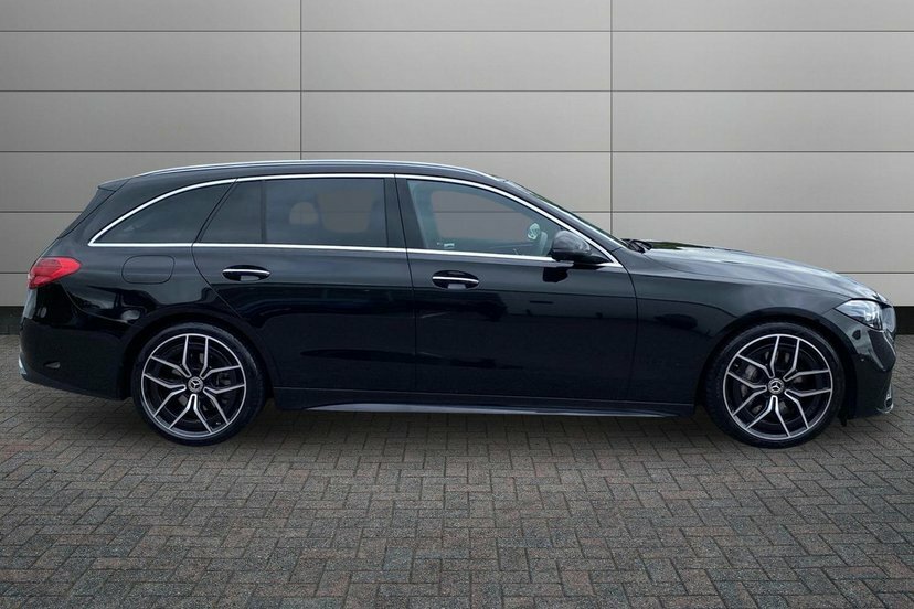 Mercedes-Benz C Class C300dh Mhev Amg Line Premium Estate KS25HMC Black #3