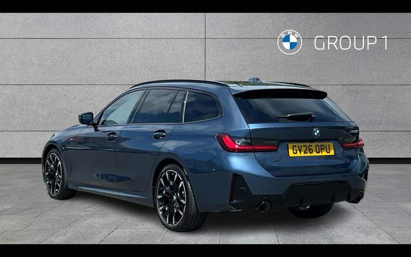 BMW 3 Series 2.0 320I M Sport Touring GV26OPU Blue #2