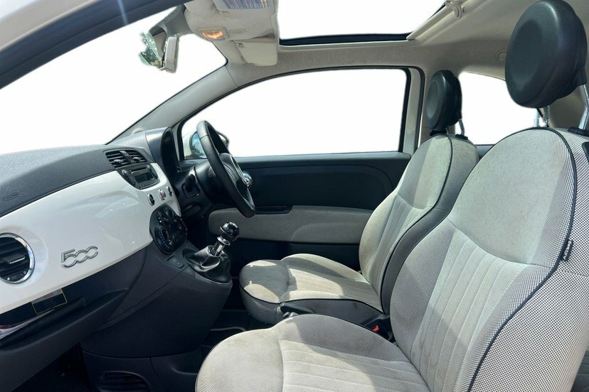 Fiat 500 1.2 Lounge Hatchback Euro 5 69 White #2