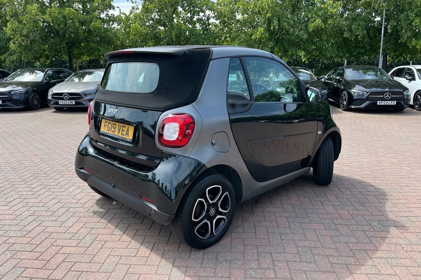 Smart Fortwo Cabrio 0.9T Prime Sport Premium Plus Cabriolet Twinamic White #32