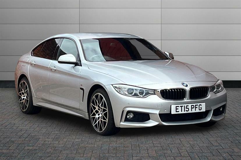 BMW 4 Series 420D 190 Xdrive M Sport Prof Media Silver