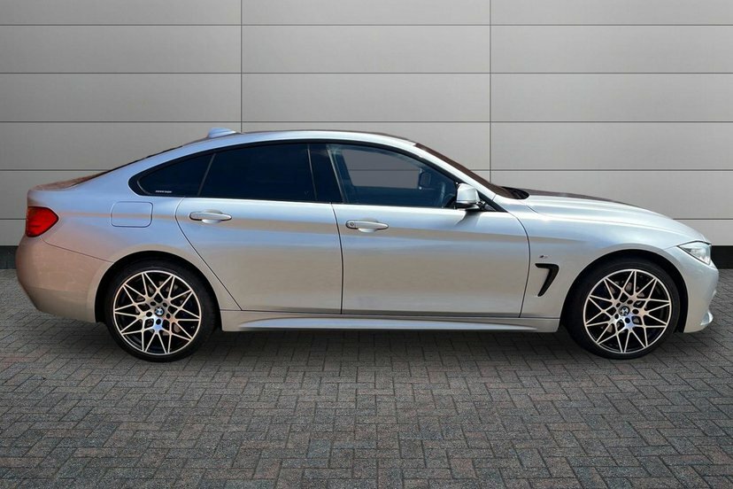 BMW 4 Series Gran Coupe 2.0 420D M Sport Hatchback Xdrive ET15PFG Silver #4