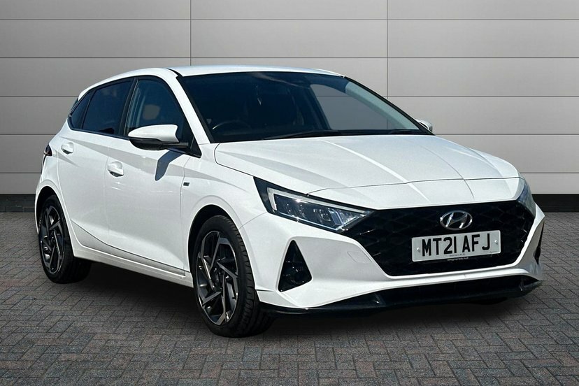 Hyundai I20 1.0 T-gdi Mhev Premium Hatchback Hybrid MT21AFJ White