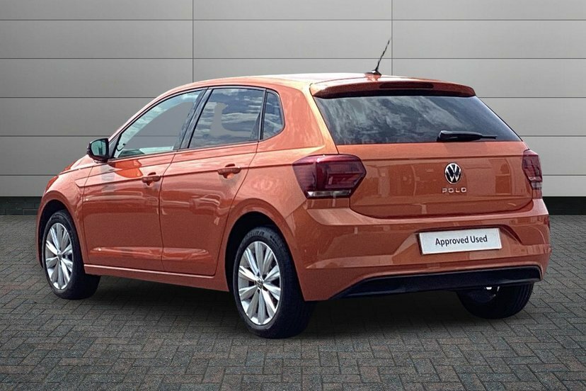 Volkswagen Polo 1.0 Tsi Sel Hatchback 110 Ps EX71HXJ Orange #3