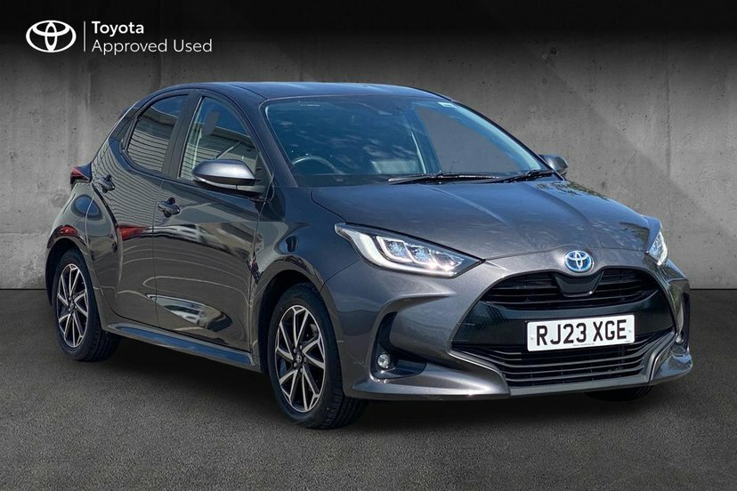 Toyota Yaris 1.5 Vvt-h Design Hatchback Hybrid E-cvt RJ23XGE Grey