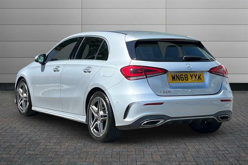 Mercedes-Benz A Class A200 Amg Line Premium WN68YXK Silver #2