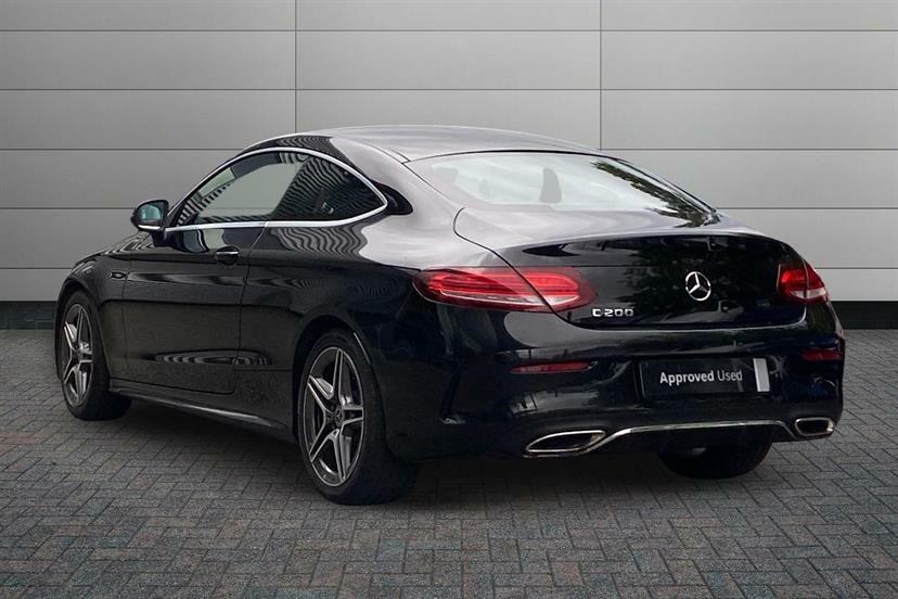 Mercedes-Benz C Class C200 Amg Line Premium 9G-tronic Black #2