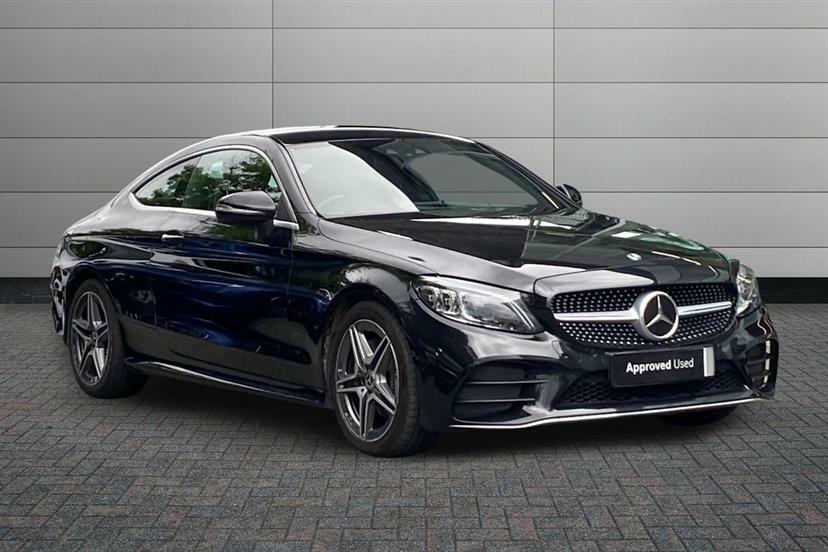 Mercedes-Benz C Class C200 Amg Line Premium 9G-tronic Black