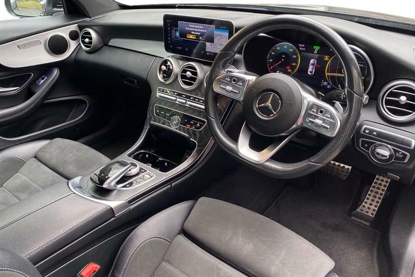 Mercedes-Benz C Class C200 Amg Line Premium 9G-tronic Black #5