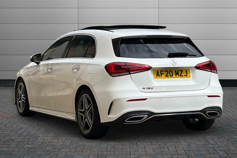 Mercedes-Benz A Class A180 Amg Line Premium Plus White #2