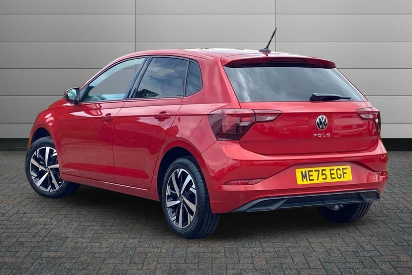 Volkswagen Polo 1.0 Tsi Match Hatchback Dsg 95 Ps ME75EGF Red #3