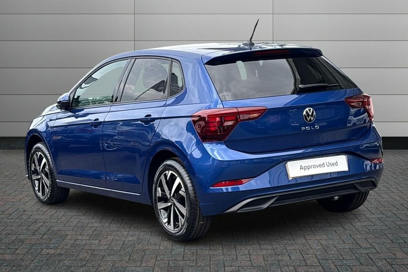 Volkswagen Polo 1.0 Tsi Match Hatchback Dsg 95 Ps EF26CZL Blue #3