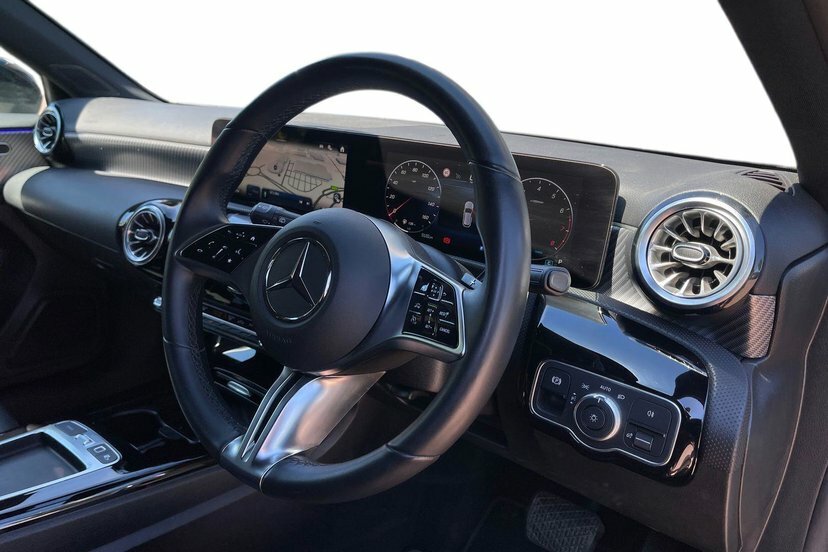 Mercedes-Benz A Class A180h Sport Executive Hatchback KP25FUW Black #5