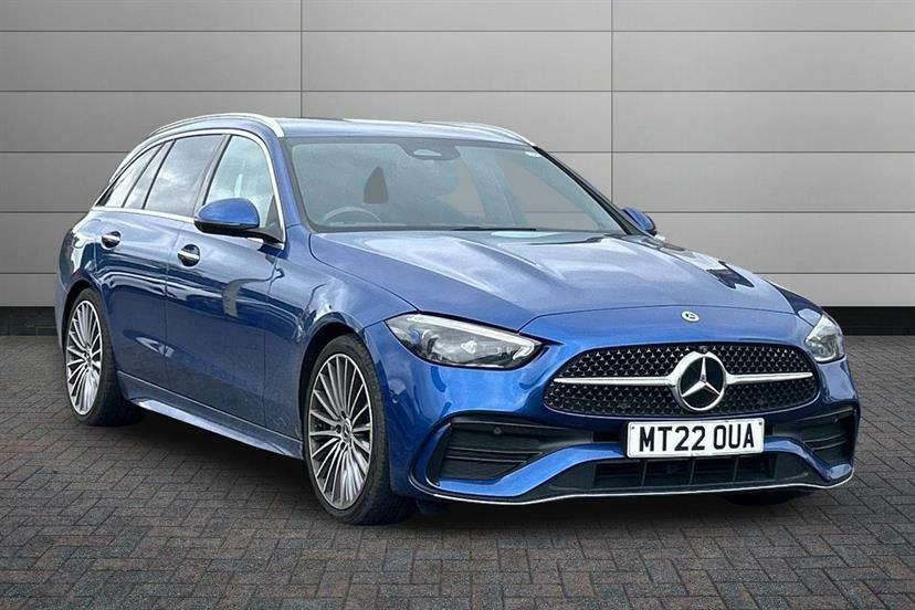 Mercedes-Benz C Class C220d Amg Line Premium 9G-tronic Blue