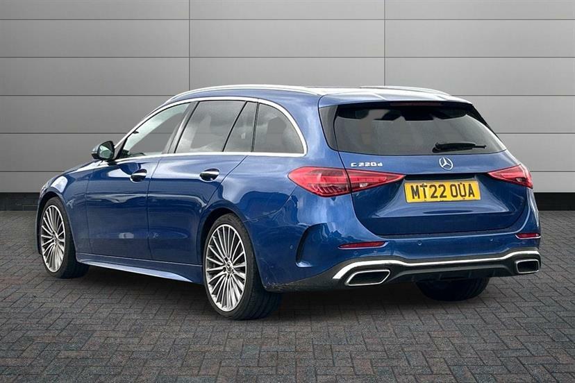 Mercedes-Benz C Class C220d Amg Line Premium 9G-tronic Blue #2