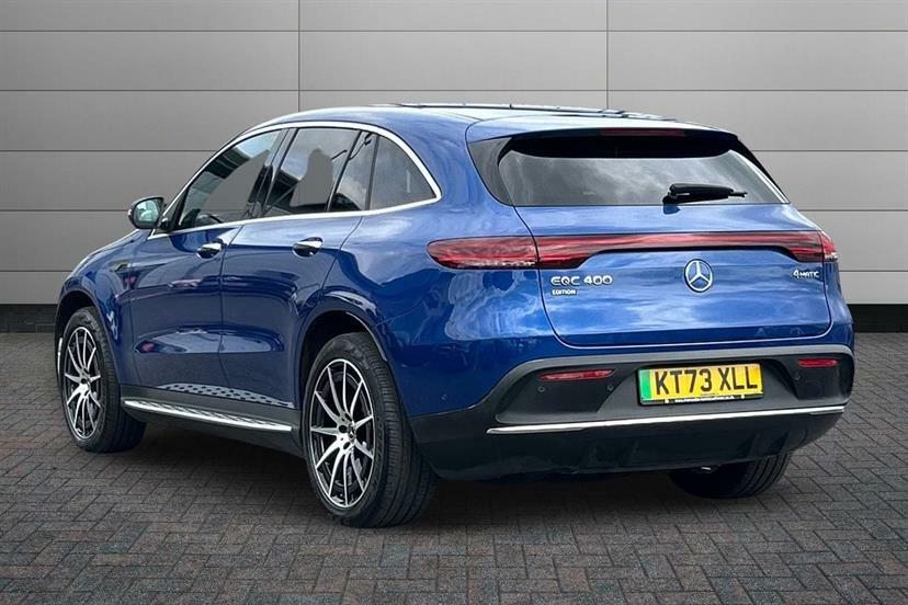 Mercedes-Benz EQC 400 300Kw Amg Line Edition 80Kwh Blue #2