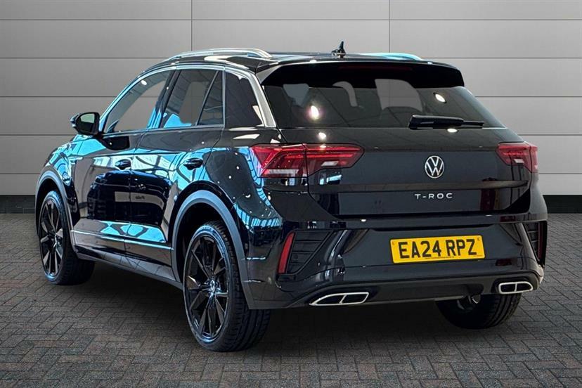 Volkswagen T-Roc 1.5 Tsi R-line Dsg Black #3