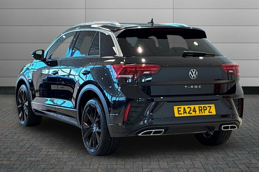 Volkswagen T-Roc 1.5 Tsi R-line Suv Dsg 150 Ps EA24RPZ Black #3