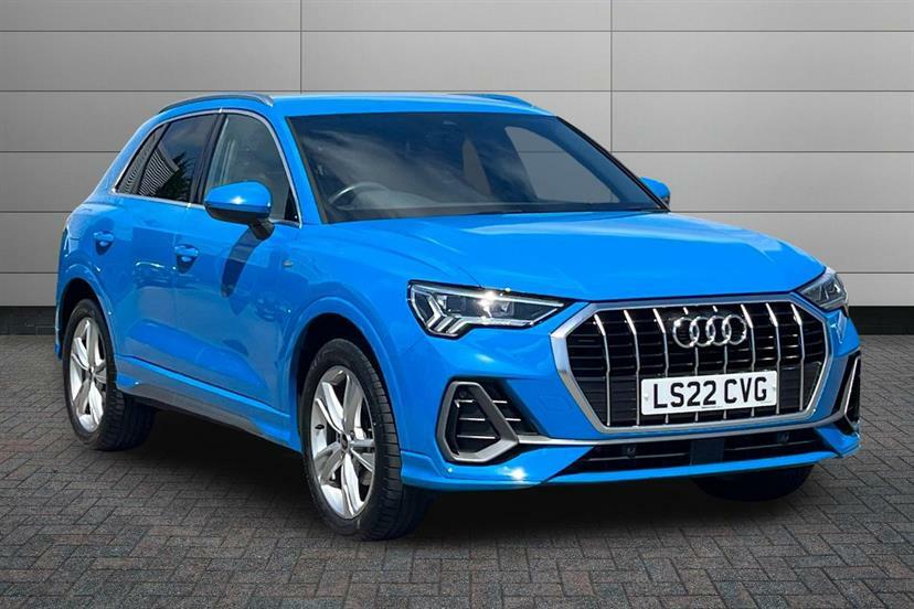 Audi Q3 35 Tfsi S Line S Tronic Comfortsound Pack Blue