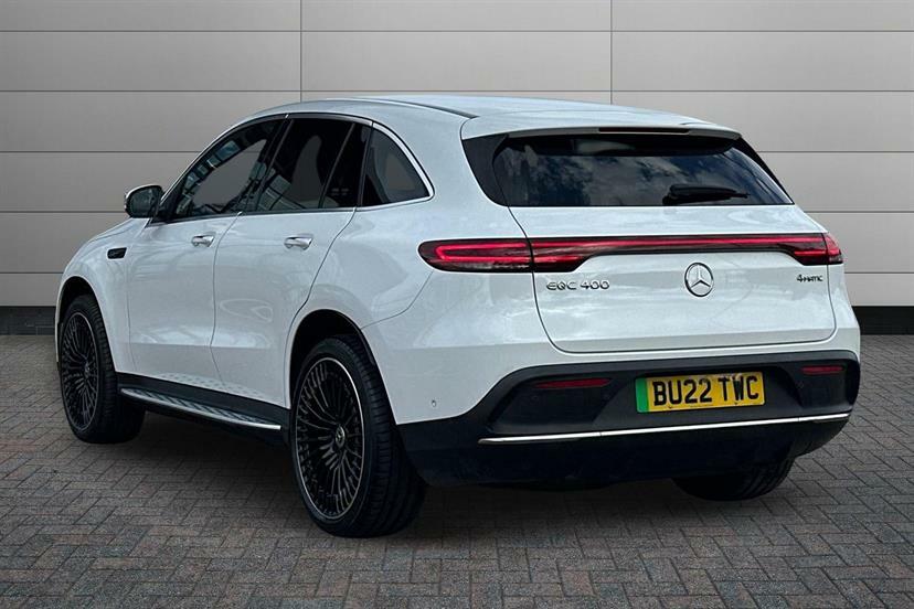 Mercedes-Benz EQC 400 300Kw Amg Line Premium Plus 80Kwh White #2