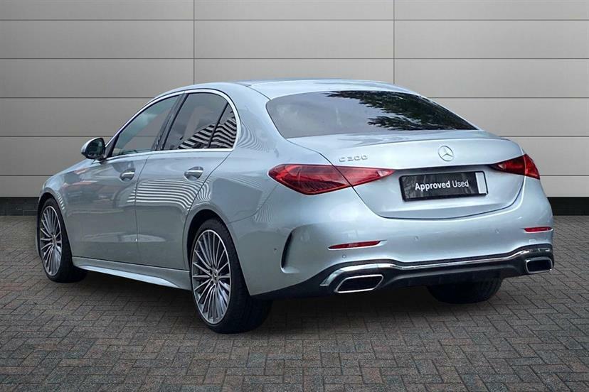 Mercedes-Benz C Class C300 Amg Line Premium 9G-tronic Silver #2