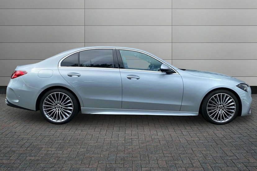 Mercedes-Benz C Class C300h Mhev Amg Line Premium Saloon FG23HZH Silver #3