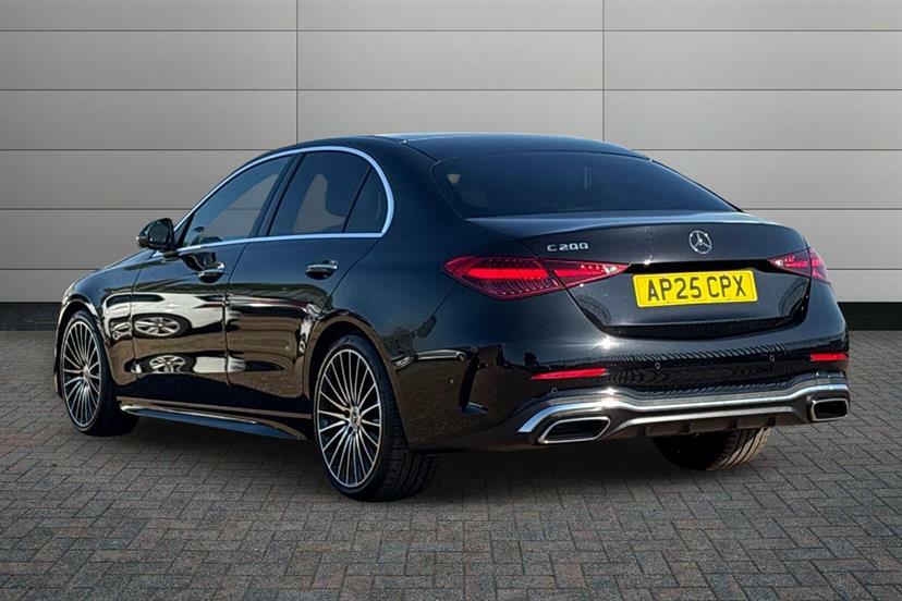 Mercedes-Benz C Class C200 Amg Line Premium Plus 9G-tronic Black #2
