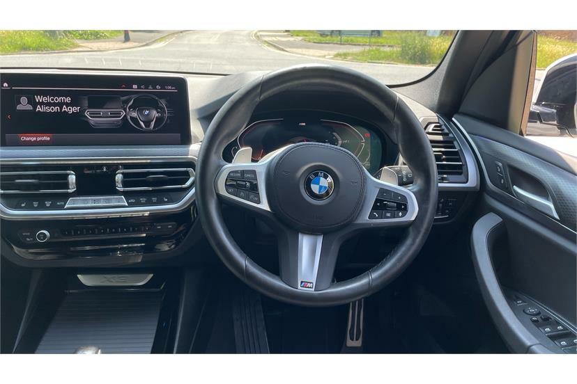 BMW X3 Xdrive20d Mht M Sport Step White #4