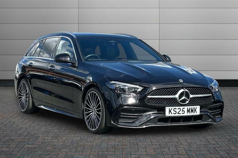 Mercedes-Benz C Class C200 Amg Line Premium Plus 9G-tronic Black