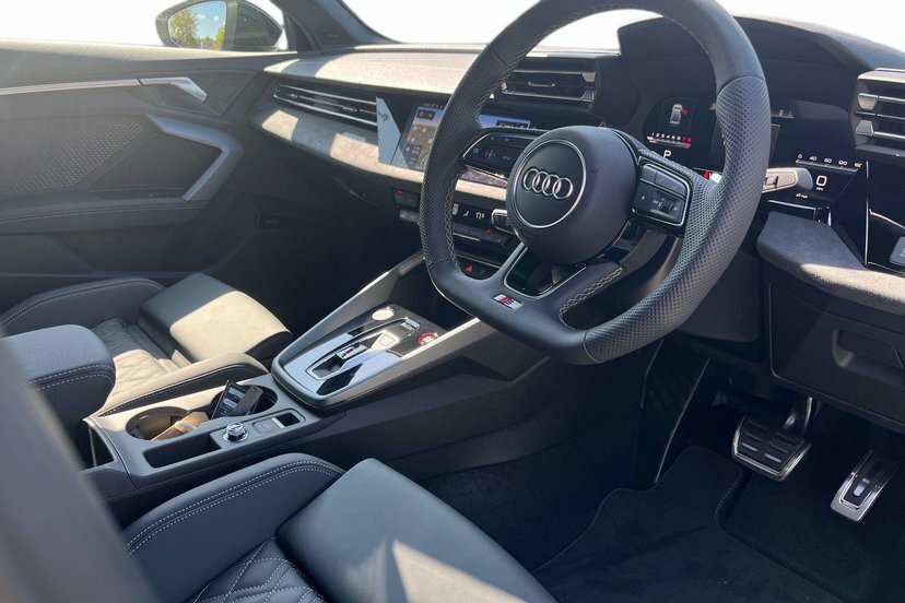 Audi S3 2.0 Tfsi Black Edition Saloon S Tronic White #6