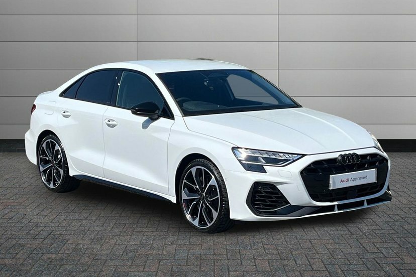 Audi S3 2.0 Tfsi Black Edition Saloon S Tronic White