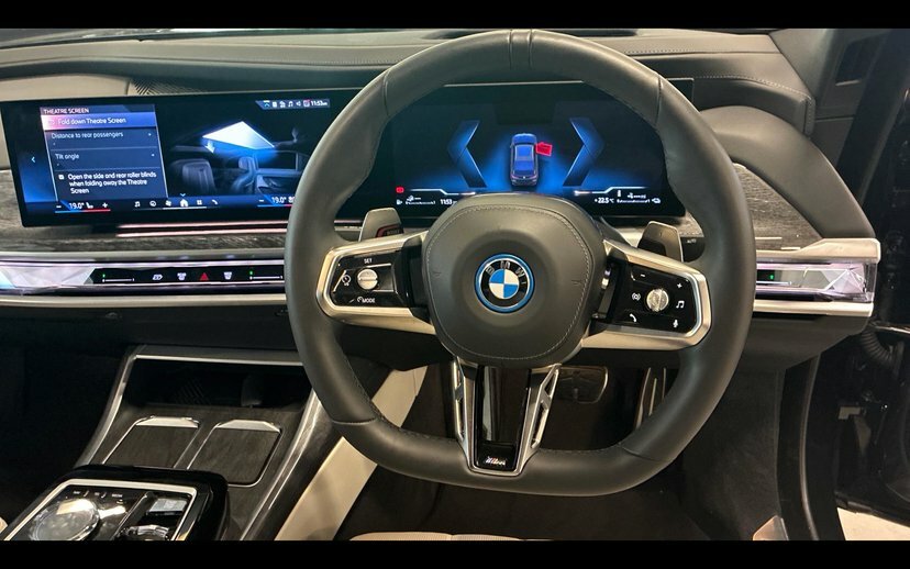 BMW 7 Series 750E Xdrive M Sport Black #5