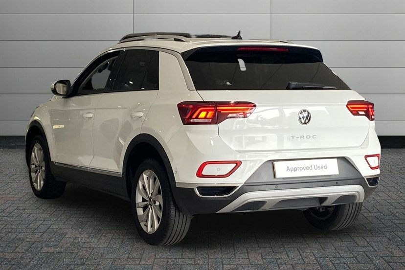 Volkswagen T-Roc 2.0 Tdi Style Suv Dsg 150 Ps LT22FMO White #3