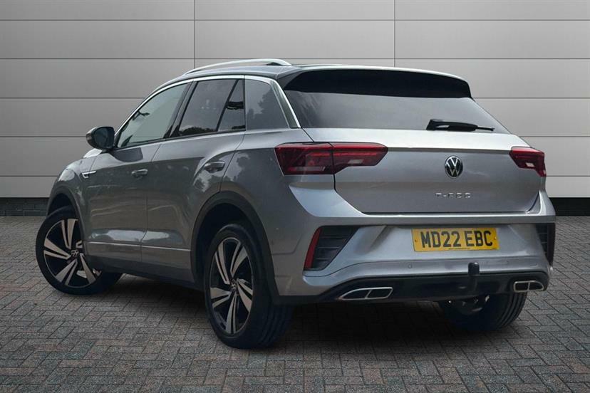 Volkswagen T-Roc 1.5 Tsi R-line Silver #3