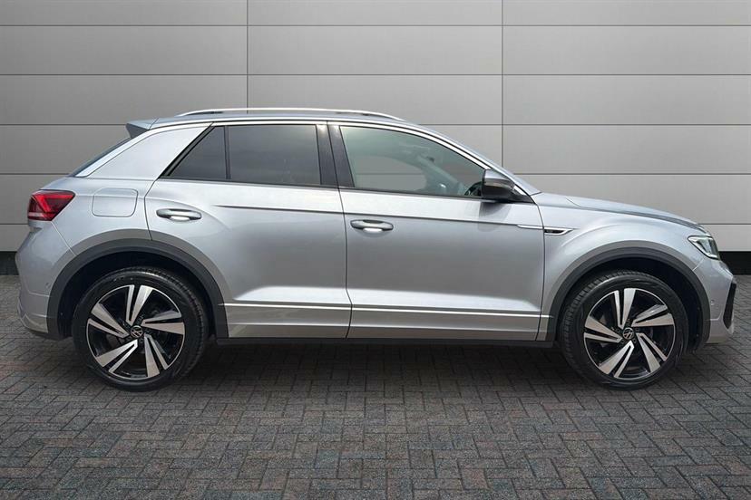 Volkswagen T-Roc 1.5 Tsi R-line Silver #4