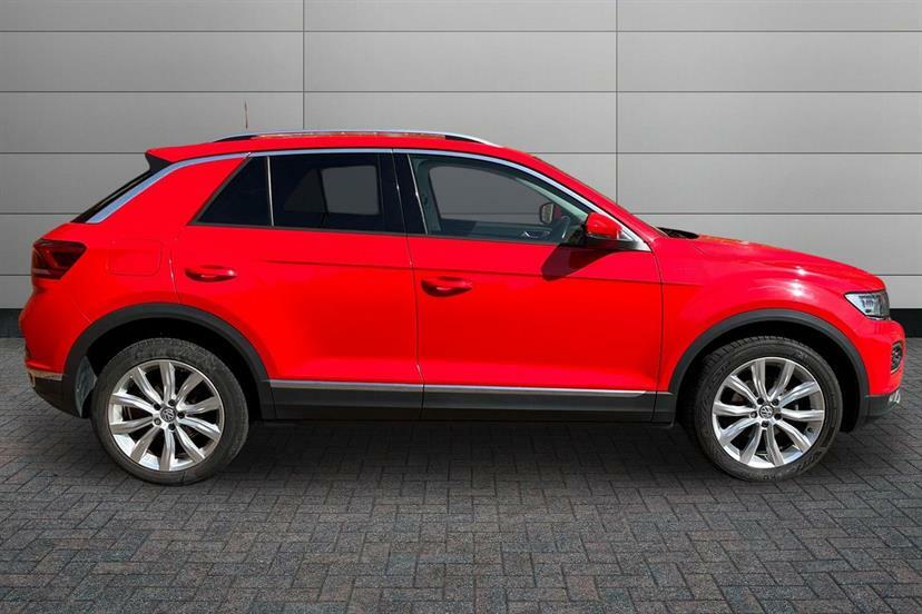 Volkswagen T-Roc 1.5 Tsi Evo Sel Dsg Red #4