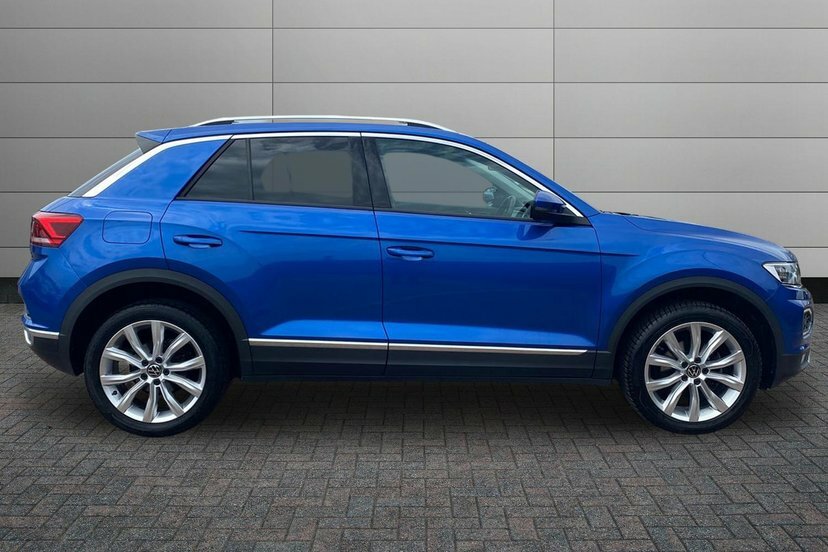 Volkswagen T-Roc 1.5 Tsi Gpf Evo Sel Suv 150 Ps MT70JZX Blue #4
