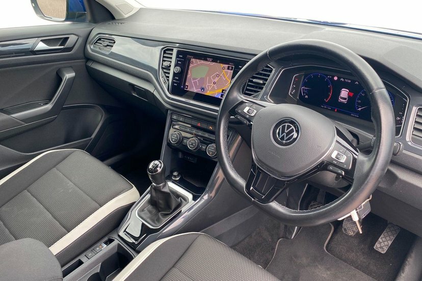 Volkswagen T-Roc 1.5 Tsi Gpf Evo Sel Suv 150 Ps MT70JZX Blue #6