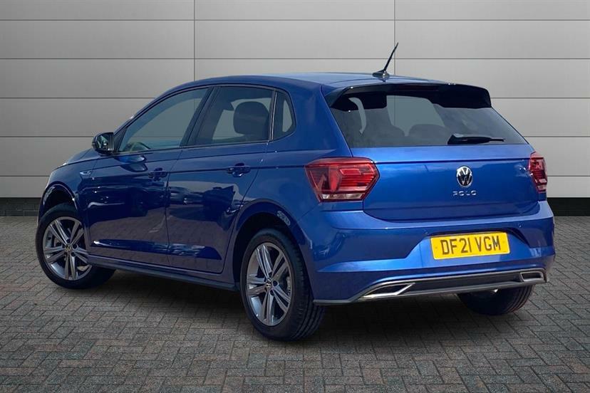 Volkswagen Polo 1.0 Tsi 110 R-line Blue #3