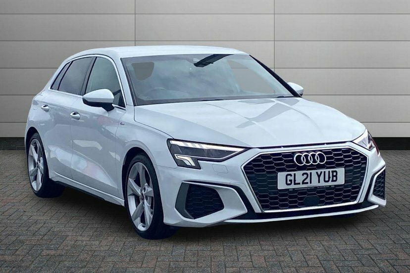 Audi A3 1.5 Tfsi 35 S Line Sportback S Tronic White